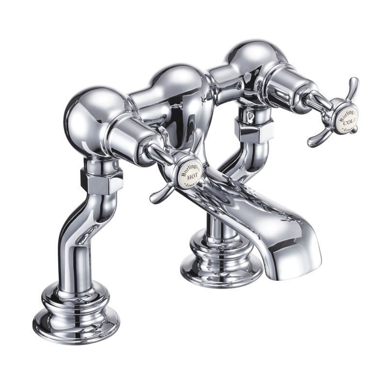 Anglesey Medici Regent bath filler - deck mounted 